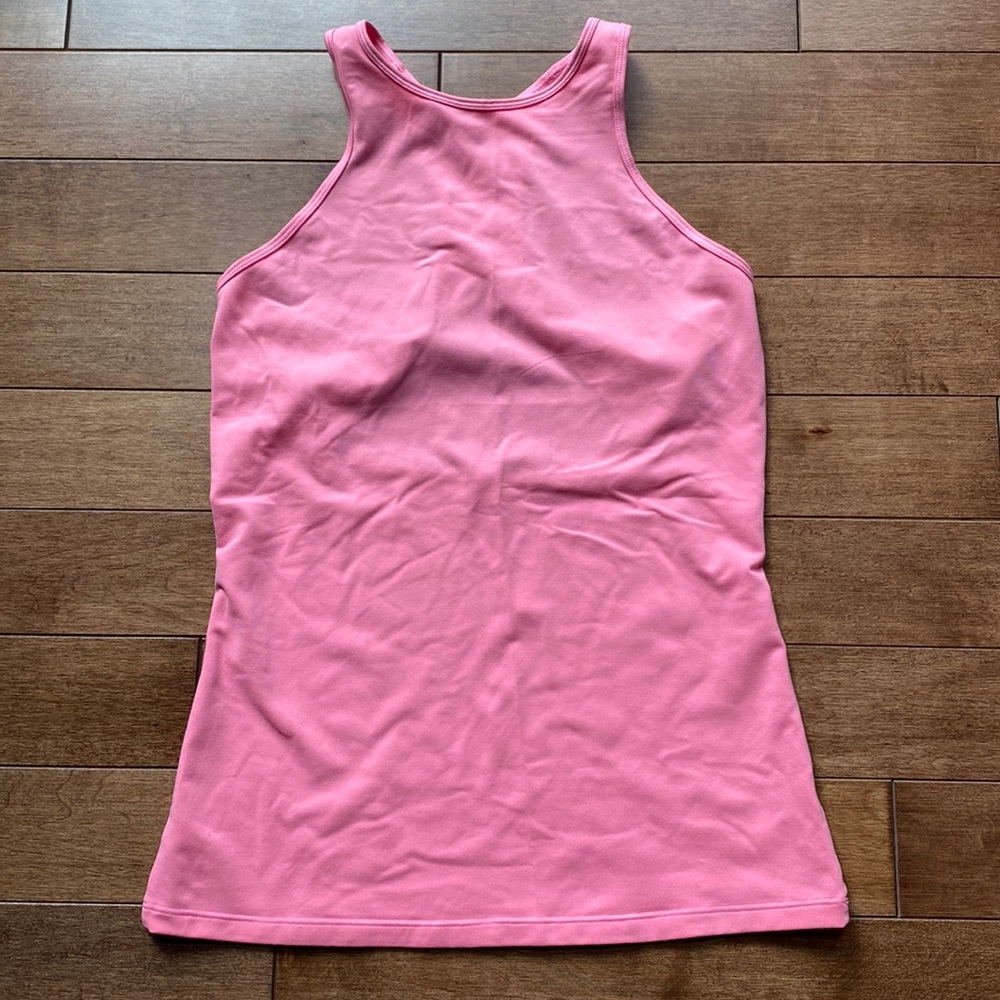 Athleta Racerback Tank Top Pink Size Medium